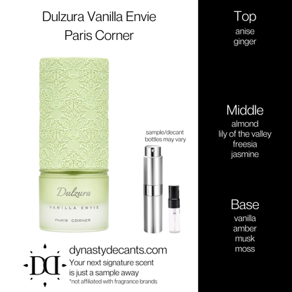 Dulzura Vanilla Envie by Paris Corner | Fragrance Sample | Decant