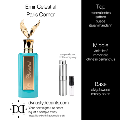 Emir Celestial by Paris Corner | Fragrance Sample | Decant