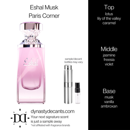 Eshal Musk by Paris Corner | Fragrance Sample | Decant