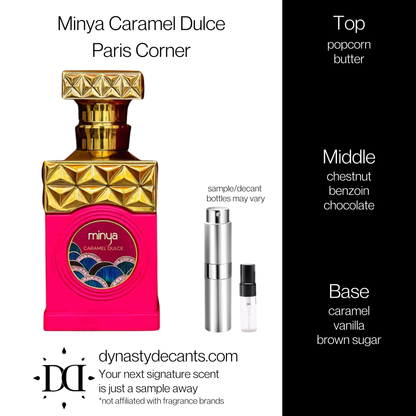 Minya Caramel Dulce by Paris Corner | Fragrance Sample | Decant