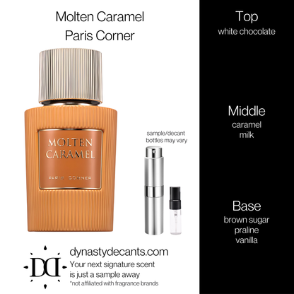 Molten Caramel by Paris Corner | Fragrance Sample | Decant