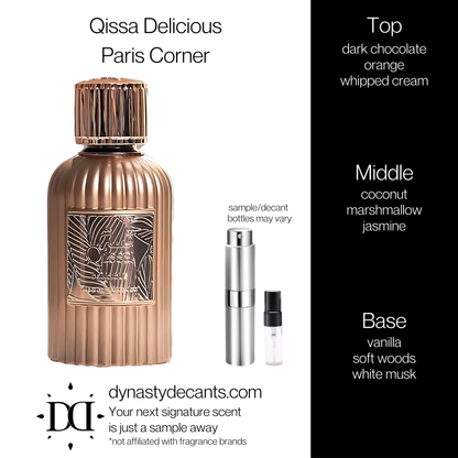 Qissa Delicious by Paris Corner | Fragrance Sample | Decant