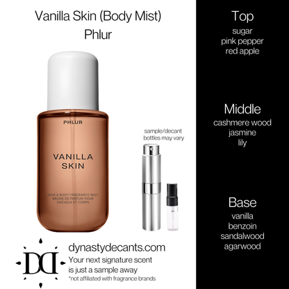 Vanilla Skin by Phlur | Fragrance Sample | Decant