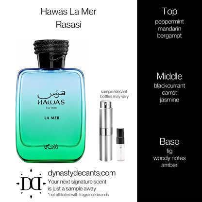 Hawas La Mer by Rasasi | Fragrance Sample | Decant