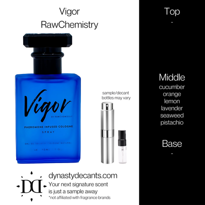 Vigor by RawChemistry | Fragrance Sample | Decant