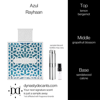 Azul by Rayhaan | Fragrance Sample | Decant