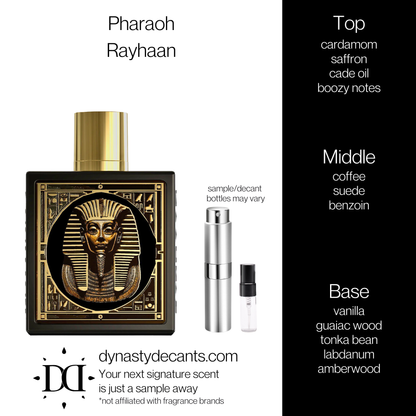 Pharaoh by Rayhaan | Fragrance Sample | Decant