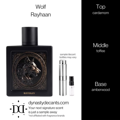 Wolf by Rayhaan | Fragrance Sample | Decant