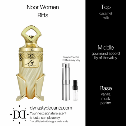Noor Women by Riffs | Fragrance Sample | Decant