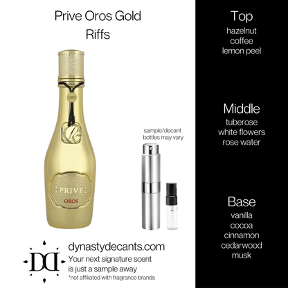 Prive Oros Gold - Riffs