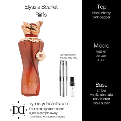 Elyssia Scarlet by Riiffs | Fragrance Sample | Decant