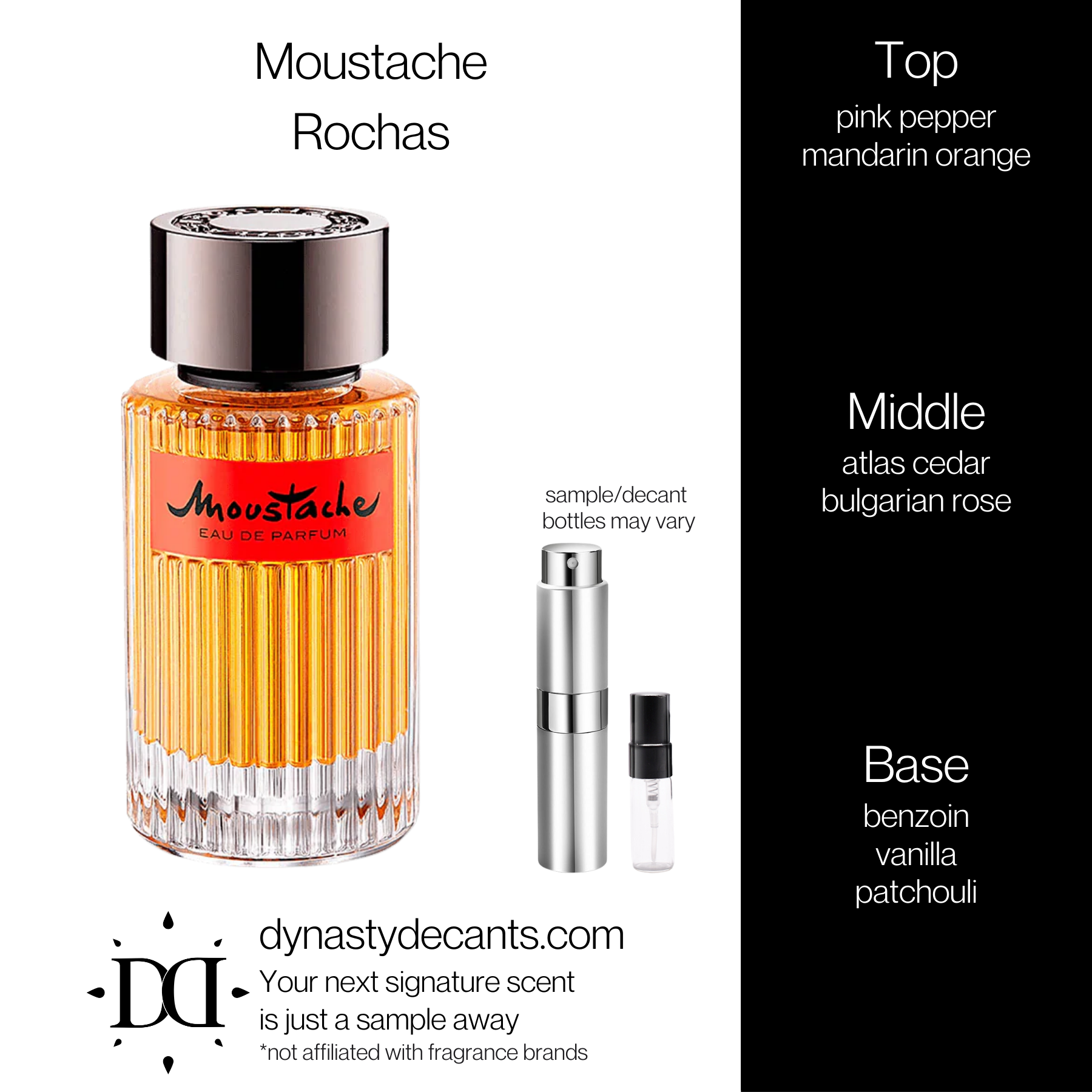 Moustache by Rochas | Fragrance Sample | Decant