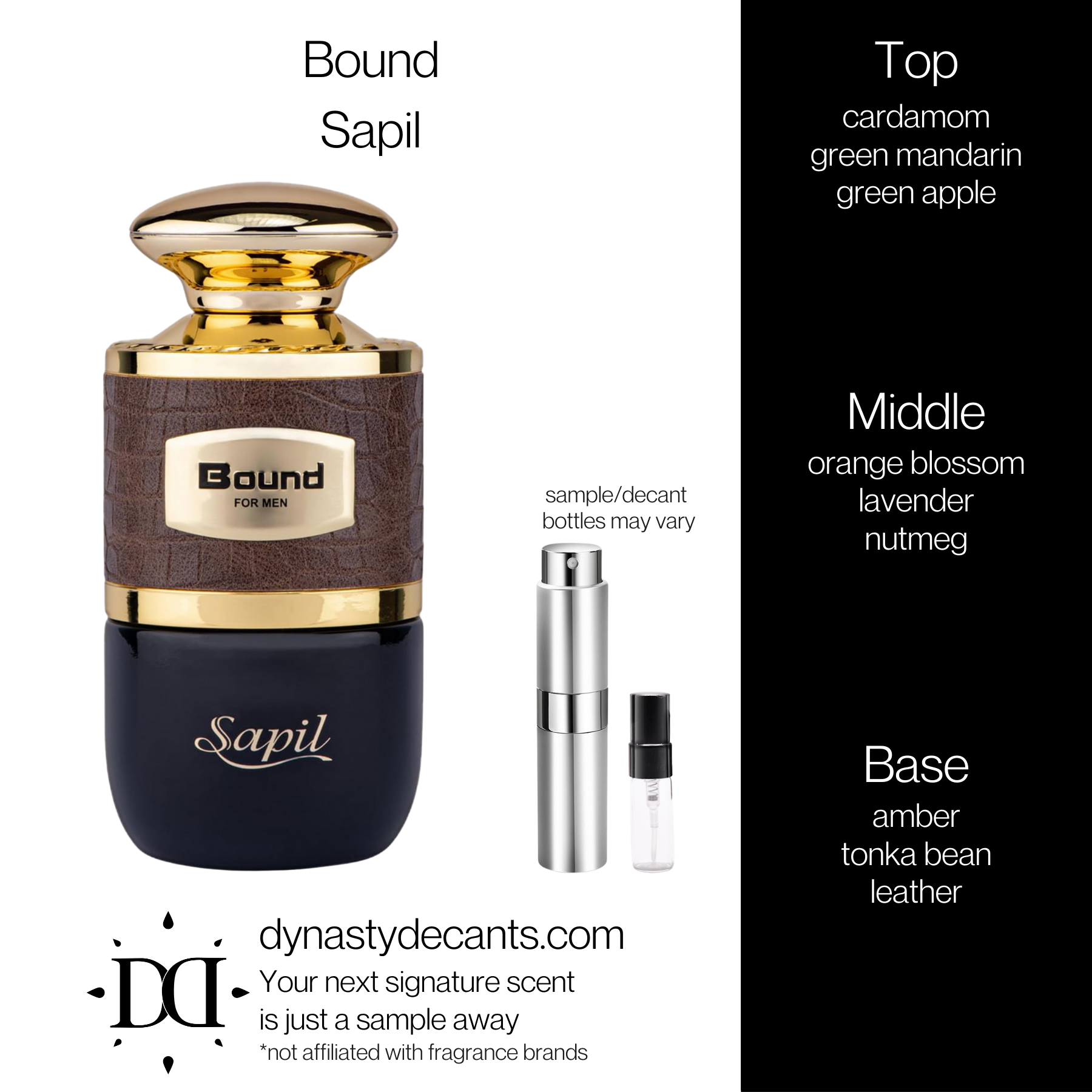 Bound by Sapil | Fragrance Sample | Decant
