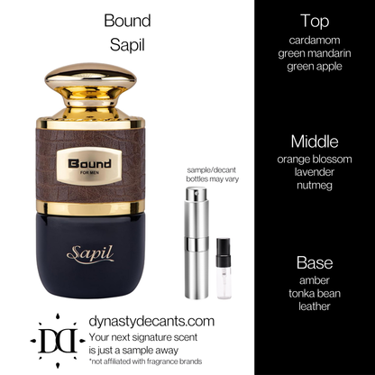 Bound by Sapil | Fragrance Sample | Decant