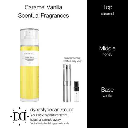 Caramel Vanilla by Scentual Fragrances | Fragrance Sample | Decant
