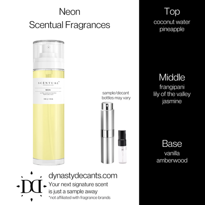 Neon by Scentual Fragrances | Fragrance Sample | Decant
