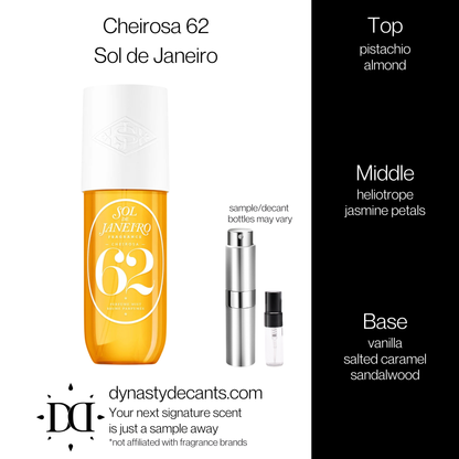Cheirosa 62 by Sol de Janeiro | Fragrance Sample | Decant