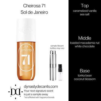 Cheirosa 71 by Sol de Janeiro | Fragrance Sample | Decant
