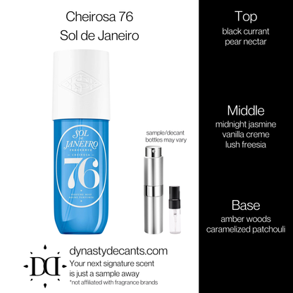 Cheirosa 76 by Sol de Janeiro | Fragrance Sample | Decant