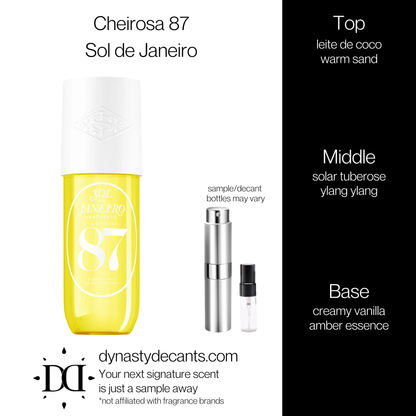 Cheirosa 87 by Sol de Janeiro | Fragrance Sample | Decant