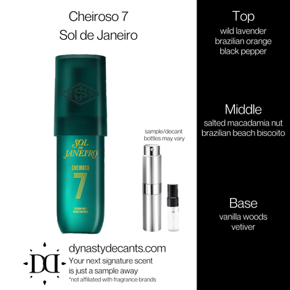 Cheiroso 7 by Sol de Janeiro | Fragrance Sample | Decant