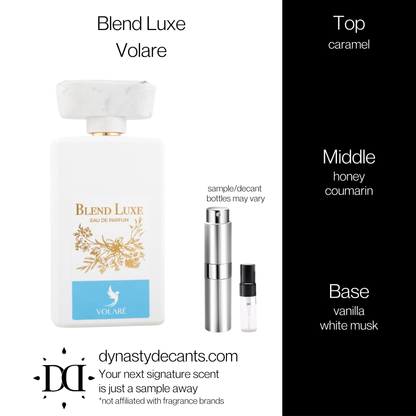 Blend Luxe by Volare | Fragrance Sample | Decant