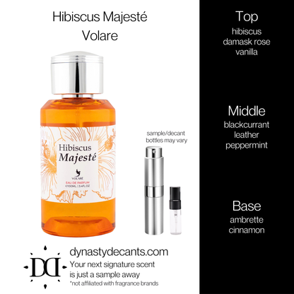 Hibiscus Majesté by Volare | Fragrance Sample | Decant