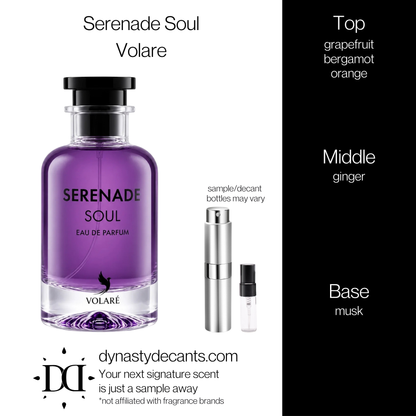 Serenade Soul by Volare | Fragrance Sample | Decant
