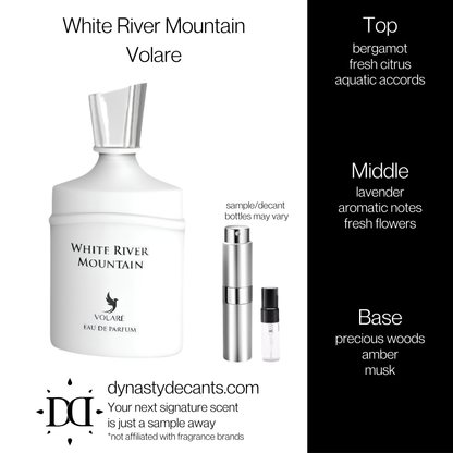 White River Mountain by Volare | Fragrance Sample | Decant