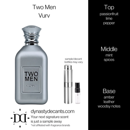 Two Men by Vurv | Fragrance Sample | Decant