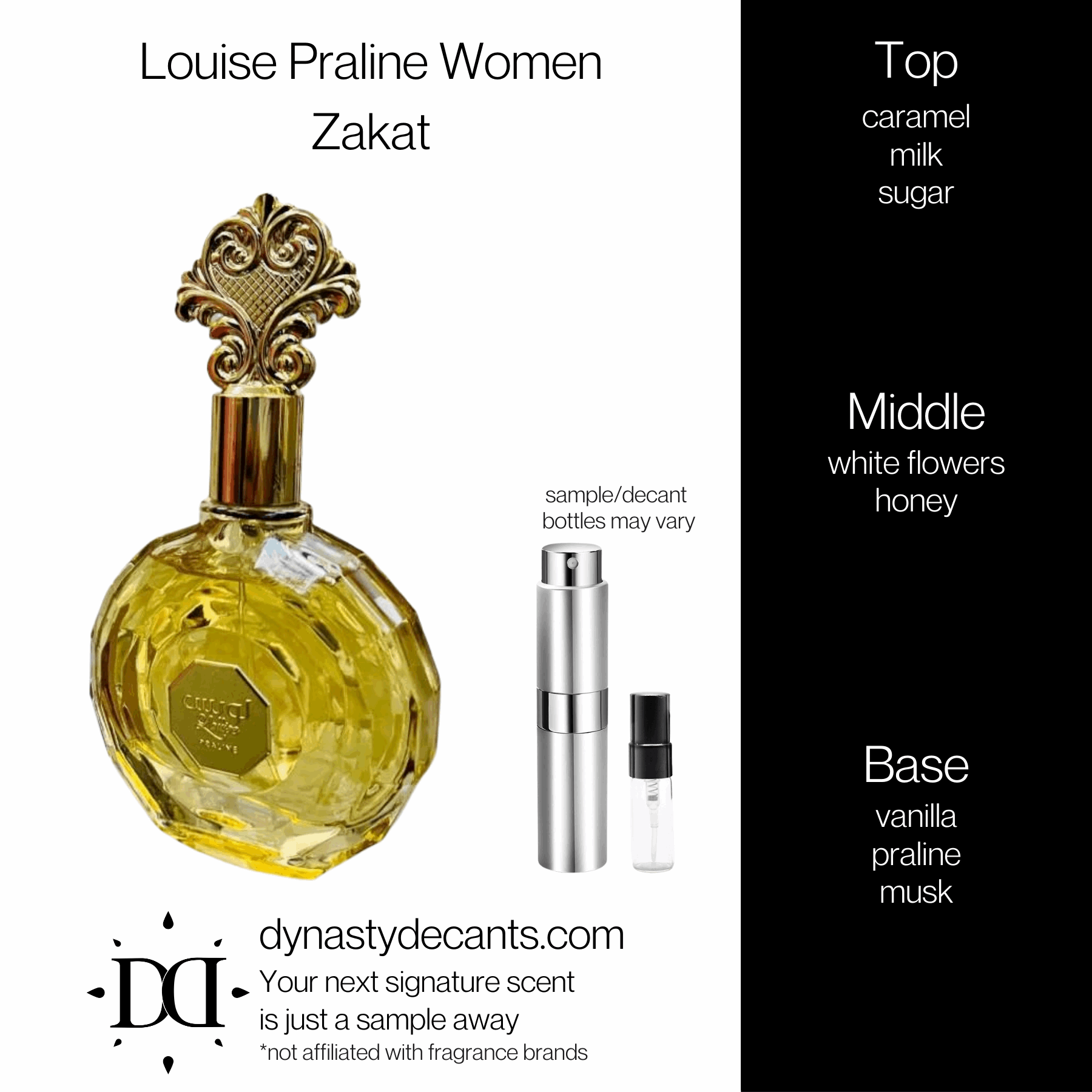 Louise Praline Women by Zakat | Fragrance Sample | Decant