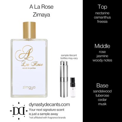 A La Rose by Zimaya | Fragrance Sample | Decant