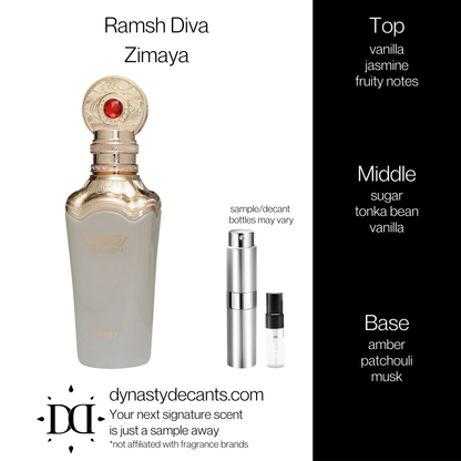 Ramsh Diva by Zimaya | Fragrance Sample | Decant