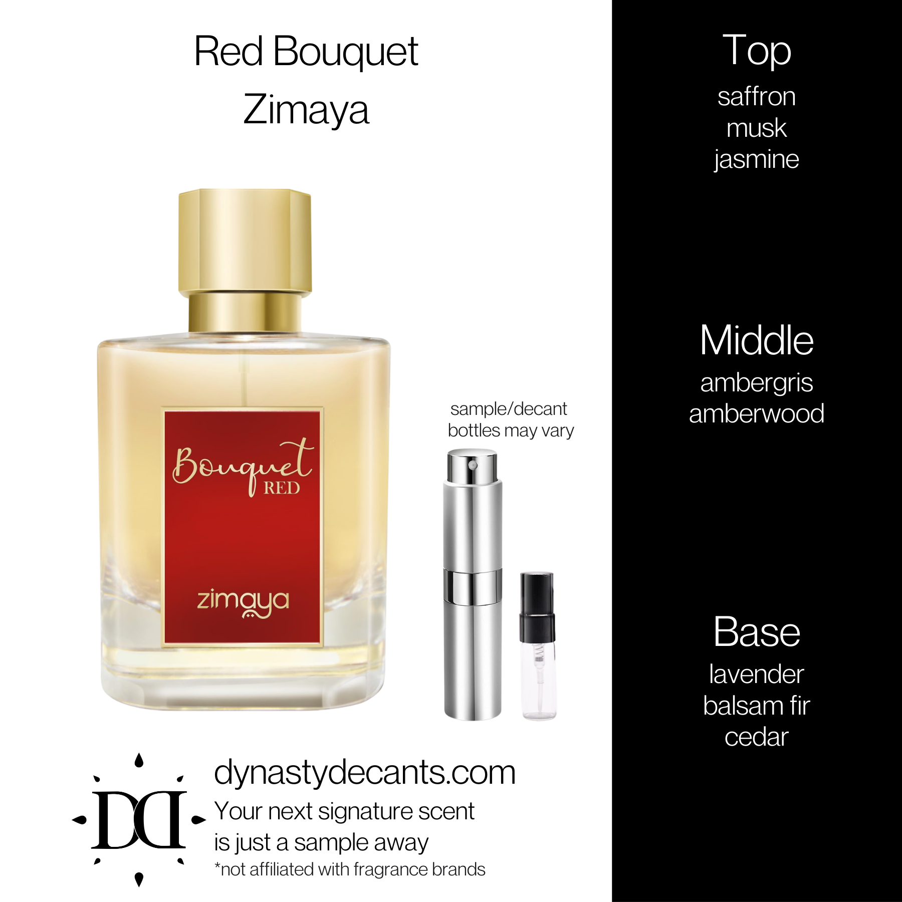 Red Bouquet by Zimaya | Fragrance Sample | Decant