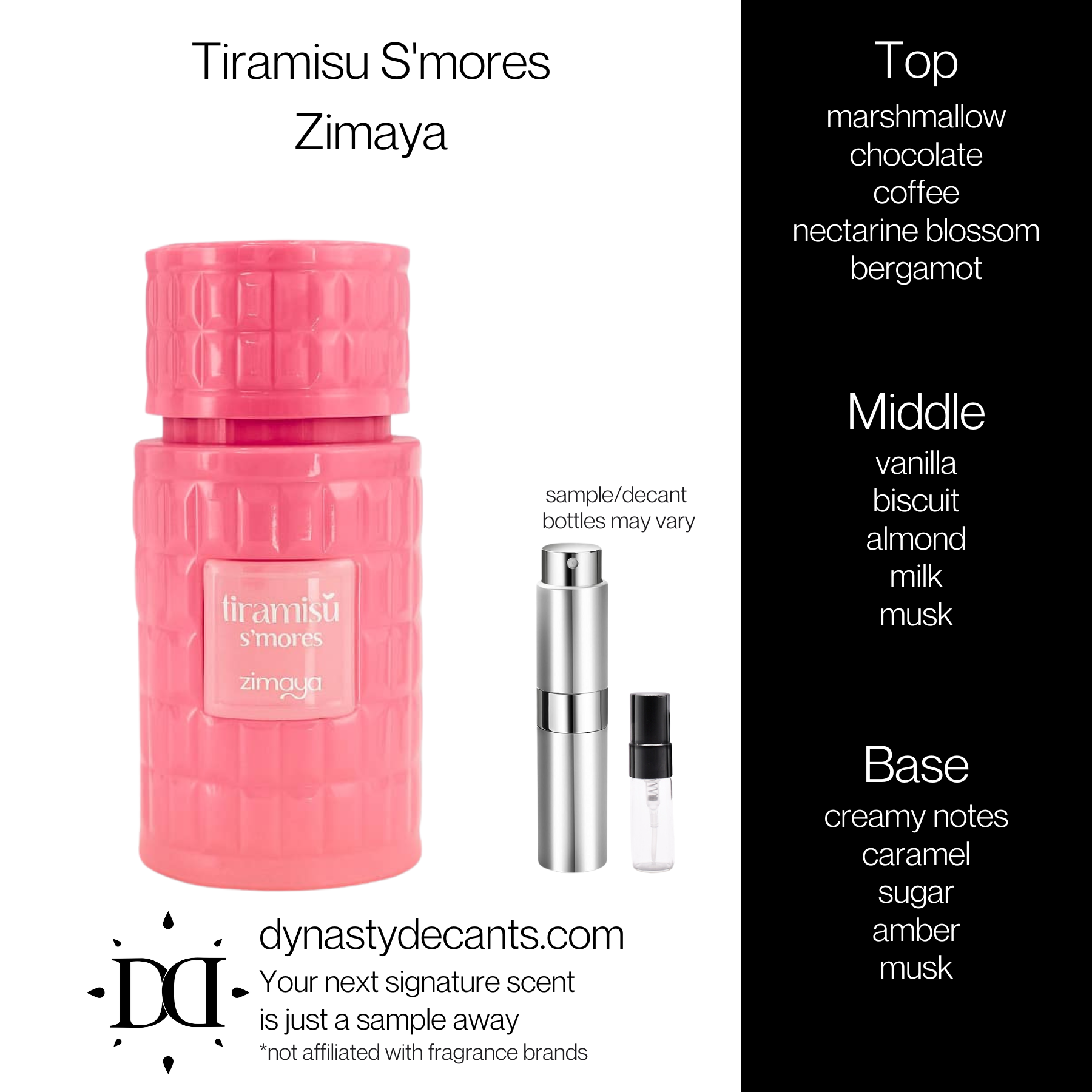Tiramisu S'mores by Zimaya | Fragrance Sample | Decant