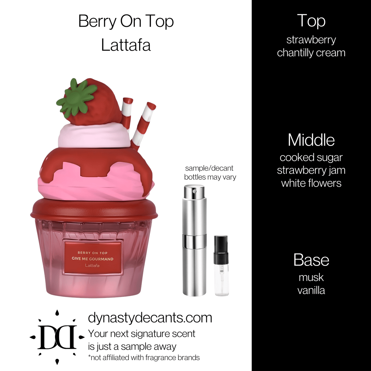 Berry On Top by Lattafa | Fragrance Sample | Decant - Dynasty Decants