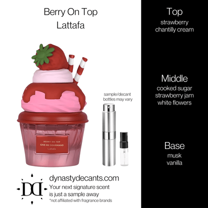 Berry On Top by Lattafa | Fragrance Sample | Decant - Dynasty Decants