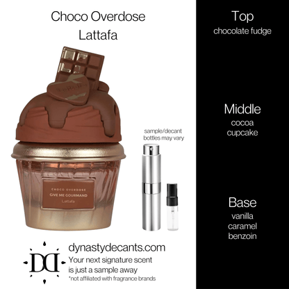 Choco Overdose by Lattafa | Fragrance Sample | Decant - Dynasty Decants