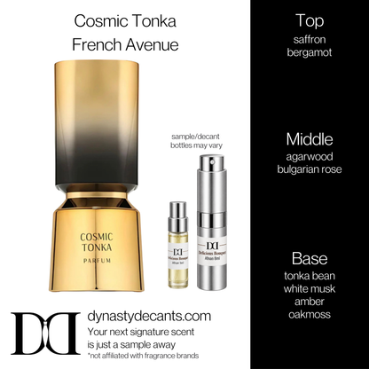 Fragrance sample bottle for Cosmic Tonka by French Avenue