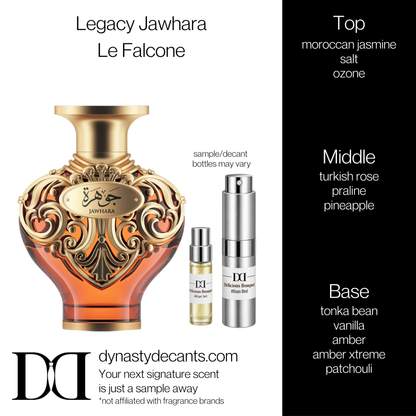 Fragrance sample bottle for Jawhara by Le Falcone