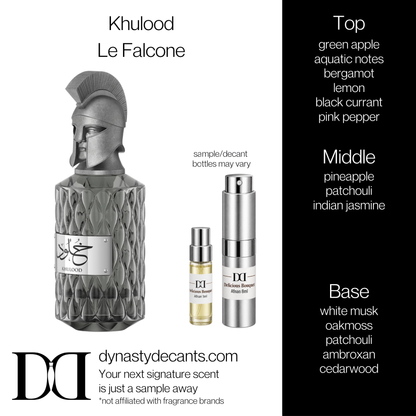 Fragrance sample bottle for Khulood by Le Falcone
