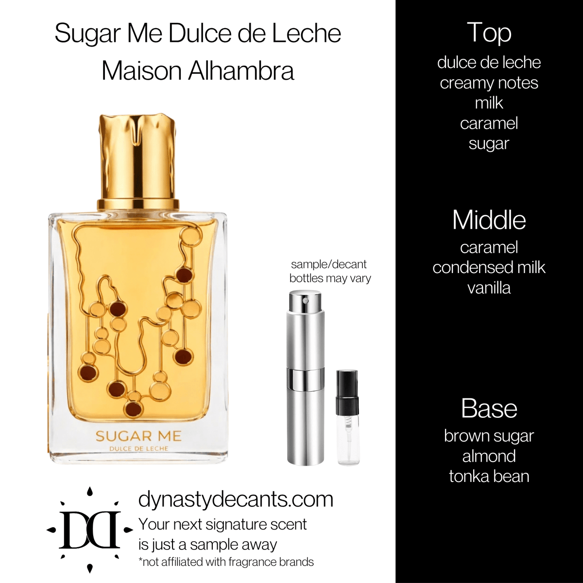 Sugar Me Dulce de Leche by Maison Alhambra | Fragrance Sample | Decant - Dynasty Decants