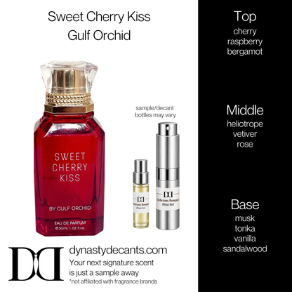 Fragrance sample bottle for Sweet Cherry Kiss by Gulf Orchid