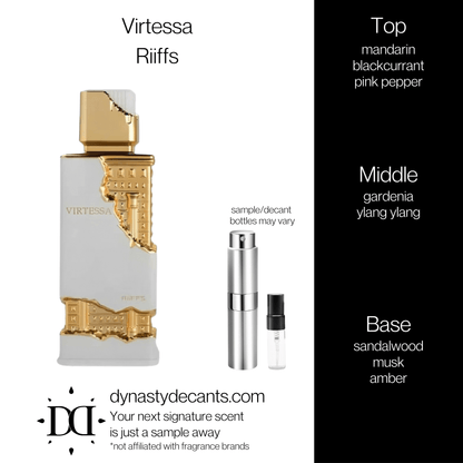 Virtessa by Riiffs | Fragrance Sample | Decant - Dynasty Decants